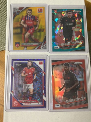 Bundesliga low numbered football cards bundle, Topps and Panini