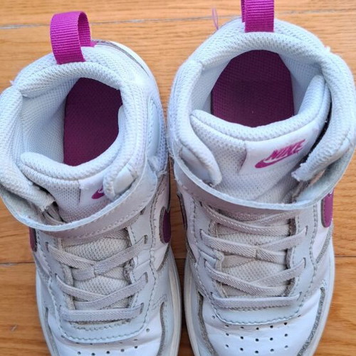 Nike Court Borough Mid 2 used, size 29.5, white sports shoes