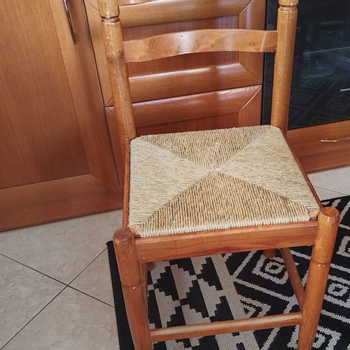 Kitchen dining table with glass top and 4 chairs