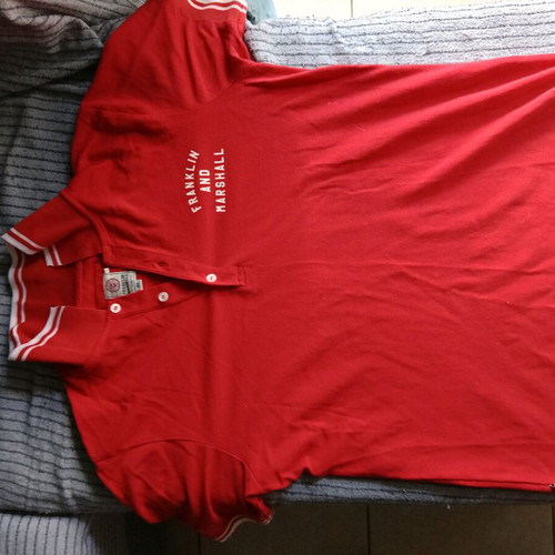 Franklin & Marshall Polo red new, XS unisex