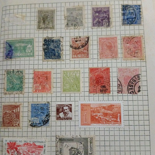 Brazilian stamps like new with unsealed items