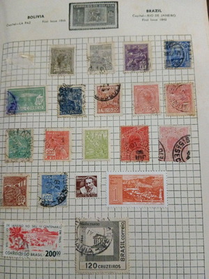 Brazilian stamps like new with unsealed items