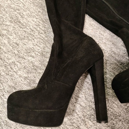 Sante over-the-knee boots black like new