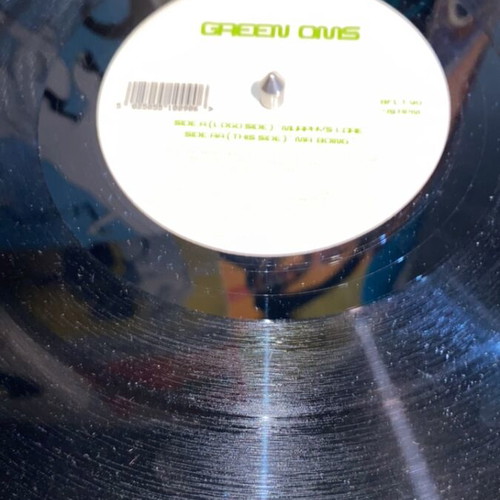 Psychedelic trance record used, electronic genre
