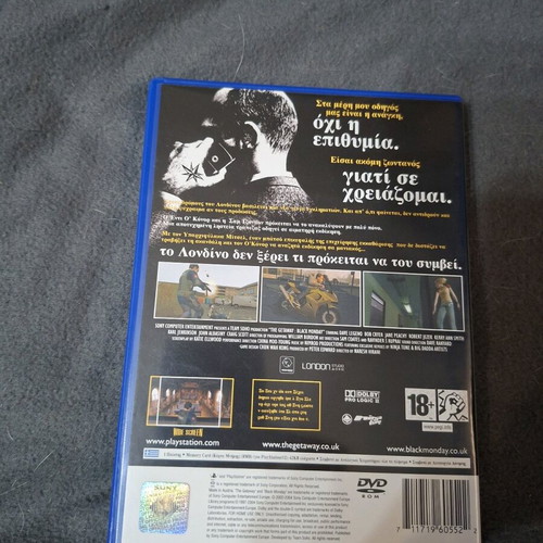 The Getaway Black Monday for PlayStation 2 in like new condition
