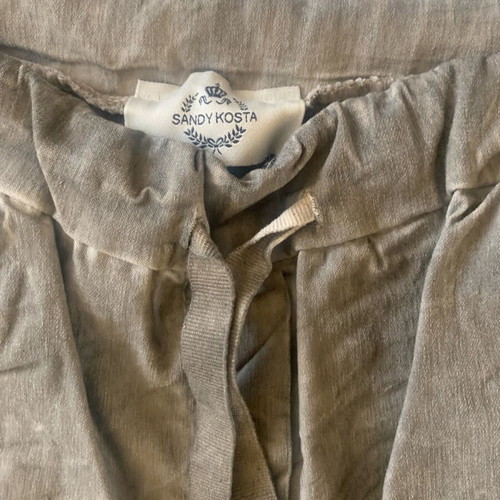 Pants with sequins new, elastic, size M