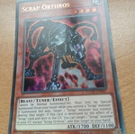Scrap Orthos κάρτα Yu-Gi-Oh! μεταχειρισμένη Ultra Rare