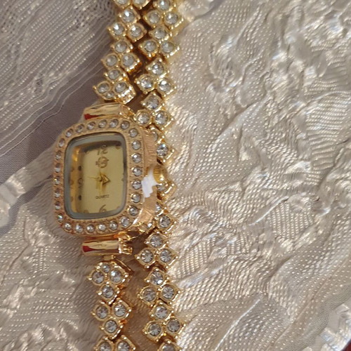 Steel wristwatch women's new folding into bracelet