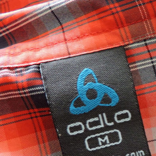 Odlo Men's Check Outdoor Shirt M/L like new, premium hiking