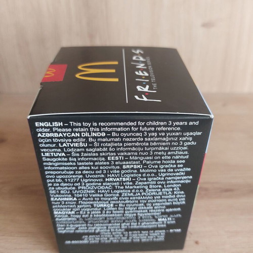 McDonald's FRIENDS Joey συλλεκτική φιγούρα, Κλειστή σφραγισμένη