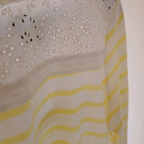 H&M Mariniera with Yellow Stripe and Cutout Design like new