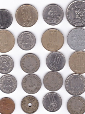 Romanian coins used
