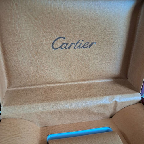 Cartier vintage watch box with papers used