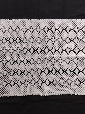 Crochet embroidery used 45 x 28 cm