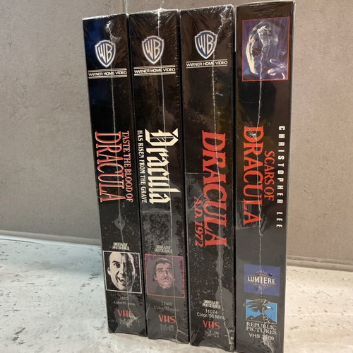 Christopher Lee Dracula Collection VHS new, English without subtitles