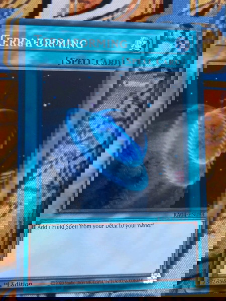 Terraforming (Super Rare, Yugioh)