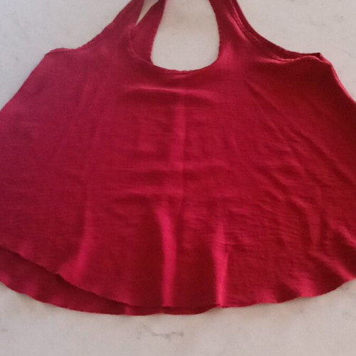Women's blouse like new, red, one size