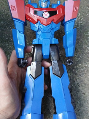 Optimus Prime Transformers figure used