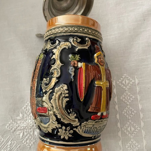 German ceramic beer mug like new
