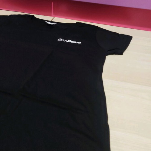 Gymbeam women's basic t-shirt Medium new, black