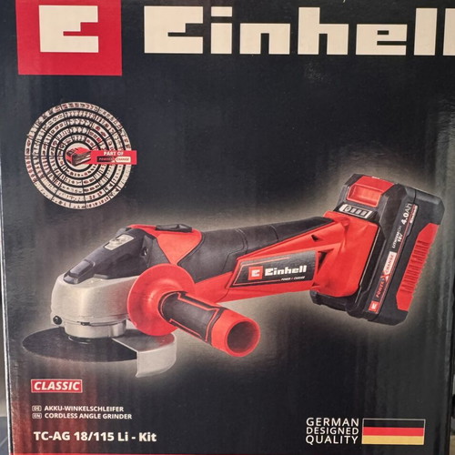 Einhell TC-AG 18/115 Li Kit cordless angle grinder