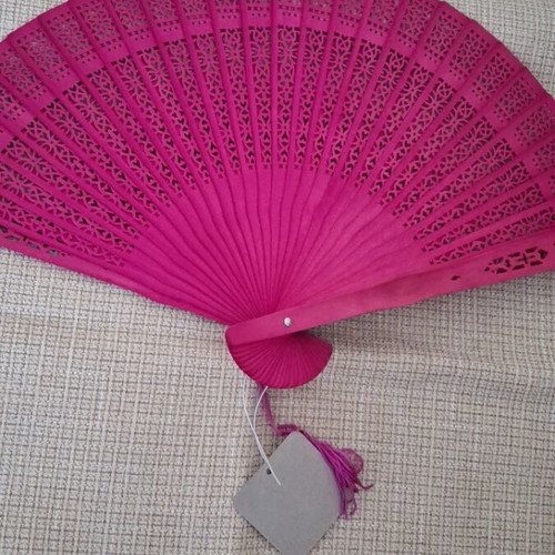 Fan fuchsia like new