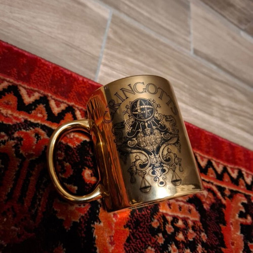 Harry Potter Gringotts Gold Metallic Mug σαν καινούργιο
