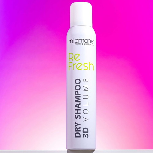 Mi Amante ReFresh 3D Volume dry shampoo 200 ml new