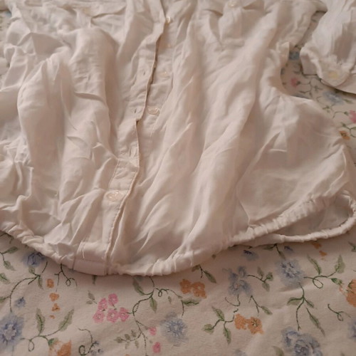 White shirt size S like new with tulle detail on back