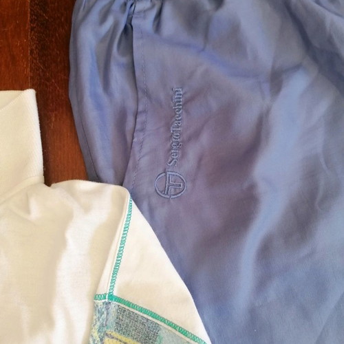 Sergio Tacchini women's tracksuit used, waterproof fabric with cotton lining