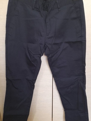 Zara men's pants size L dark blue new