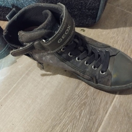 Geox boots size 36 like new, grey