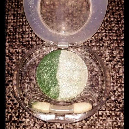 Pupa double eyeshadow used, green tones