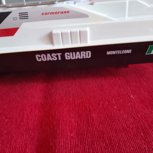 Antique Coast-Guard Italy toy ship 1985-1990 new, 50 cm