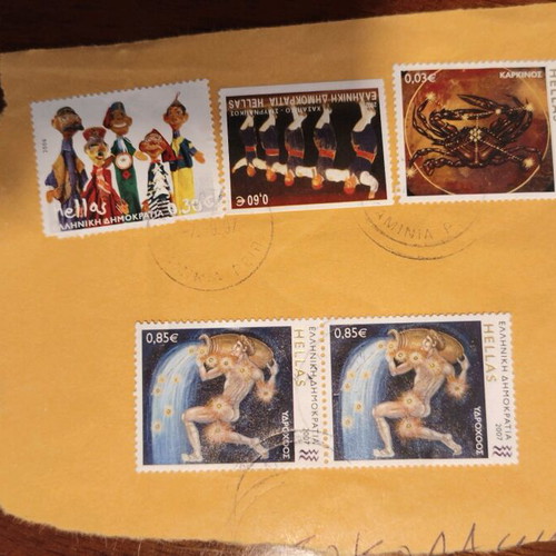 Leaflets, stamps and cards like new