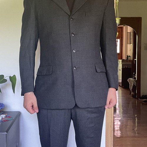 Men's Suit black, size XL, new