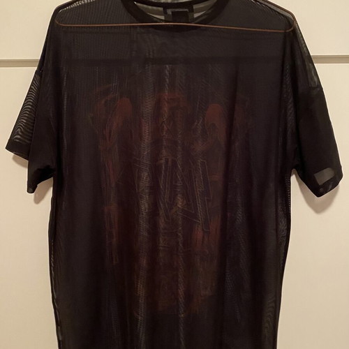 Bershka Slayer mesh oversized T-shirt, XS