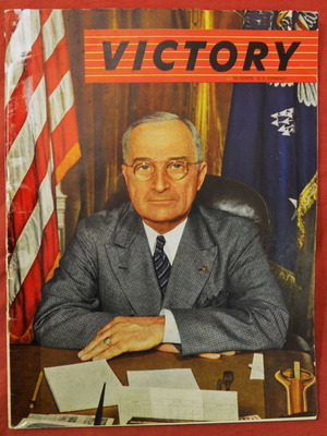 Victory magazine used USA 1945 with Harry Truman on WWII end