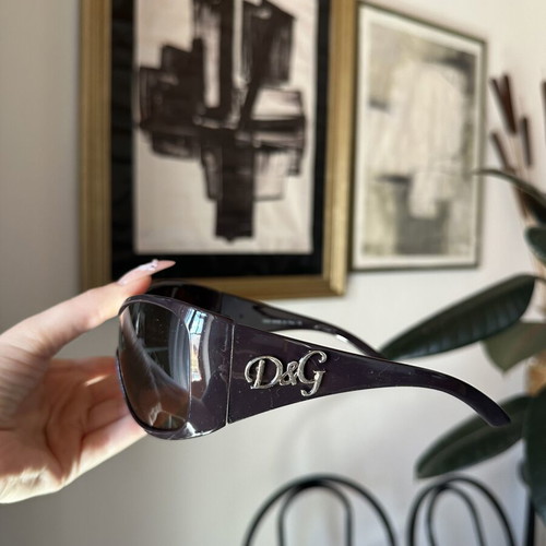 Y2K sunglasses like new, black and purple