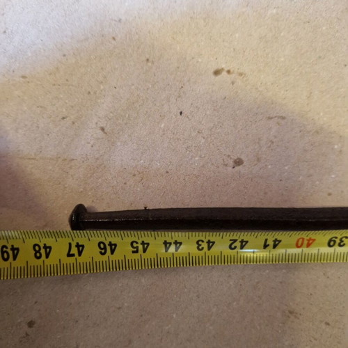 Roman scales 47 cm used with iron hook chain, greased