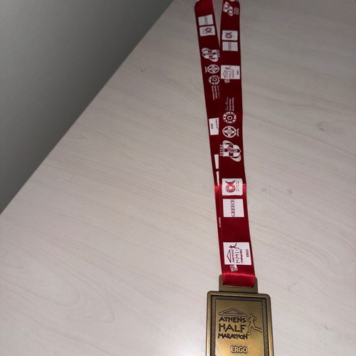 Athens Half Marathon Medal 2017 like new