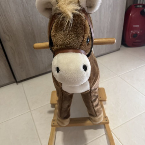 Rocking horse with sounds like new