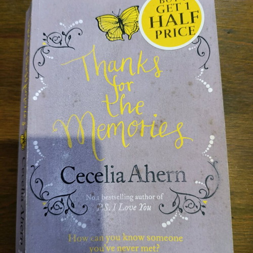 Thanks for the Memories by Cecelia Ahern used, English