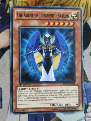 The Agent Of Judgment Saturn Effect Monster κάρτα σαν καινούργιο