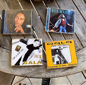 Bob Marley και  Gala Freed  from desire γνήσια cd 20€ όλα μαζί
