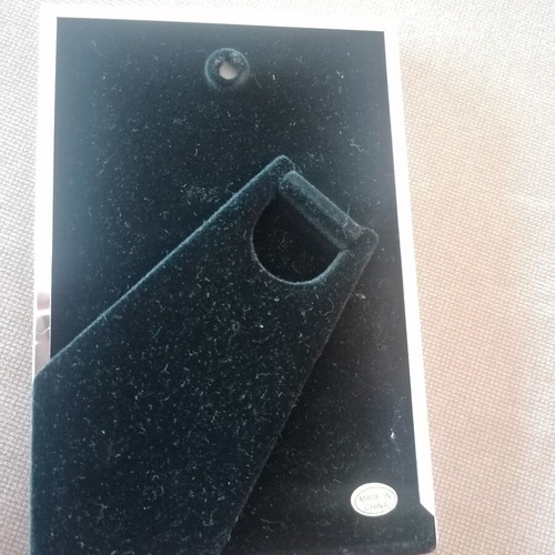 Silver photo frame like new