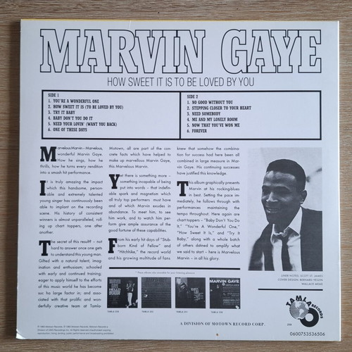 Marvin Gaye How Sweet Is It To Be Loved By You LP like new