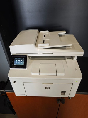 HP LaserJet MFP M227fdw multifunction printer like new, monochrome laser
