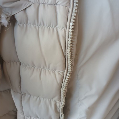 Pinko down jacket used, light grey, size S, puffer jacket