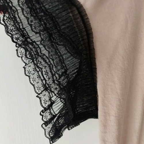 Lynne blouse used, size S, beige with lace